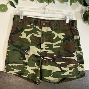 Vintage Camo Shorts. As Is.